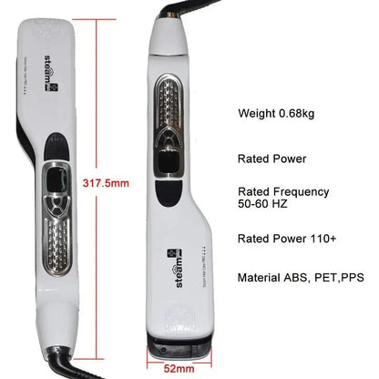Best Seller Wide Plate Steam Hair Straightener Temperature Controlled Perm Negative Ions Do Not Hurt Hair Ceramic Plate Straight