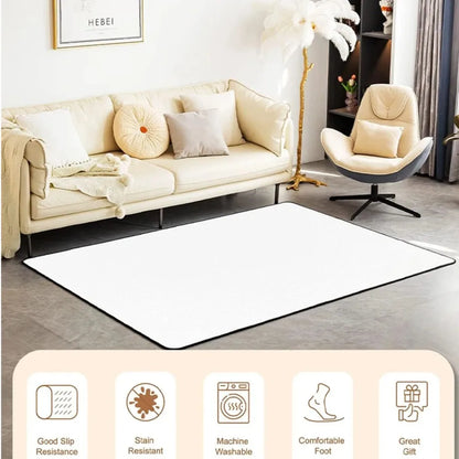 Luxury Golden Black Area Rug Modern Minimalist Home Decor Non Slip Mat for Living Room Bedroom Elegant Classic Design Perfect