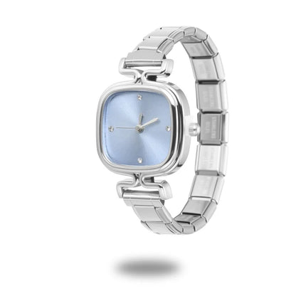 1PC High Quality Men Women's Stainless Steel Round Simple Watch Bracelet Bangle For Friend Wife Birthday Gift DIY Jewelry