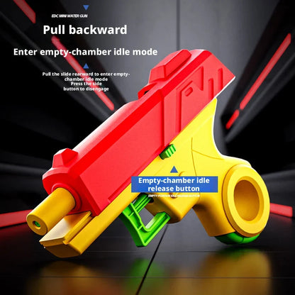 New Portable Decompress Water Gun, Double-sided Reverse Water Gun For Outdoors, Reverse Water Spray Toy, Creative Gift For Kids