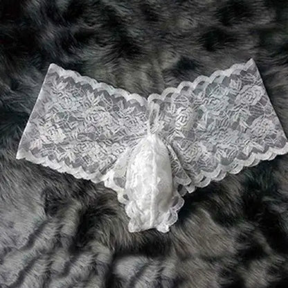 Men's  Lace Briefs Underwear Breathable And Sexy Men's Underwear