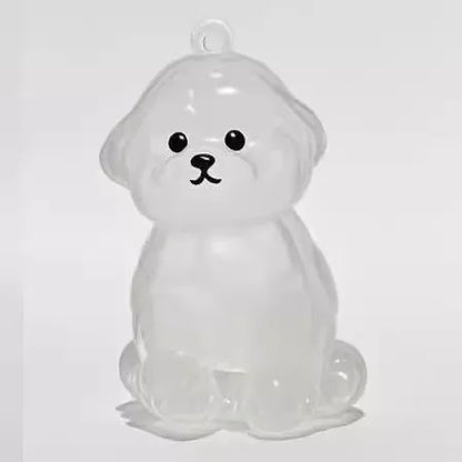 Dog Hair Storage Cute Pendant Keychain Bag Pendant Couple Car Key Chains Jewelry Souvenir Collection Gift Decoration Accessories