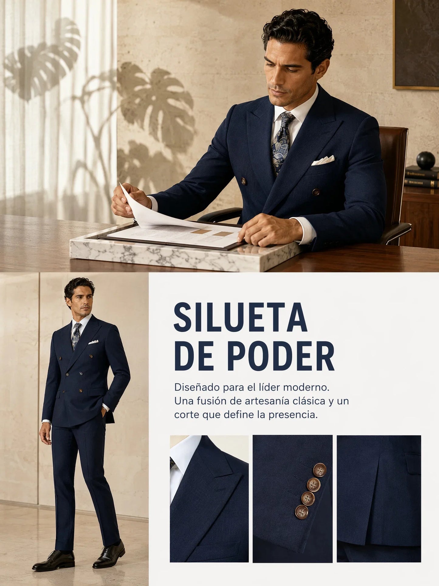 ST Cassy Dark Blue High Quality Luxury Men's Suit 2 Piece Set Wedding Groom Suit for Men Stylish Business Office Suit