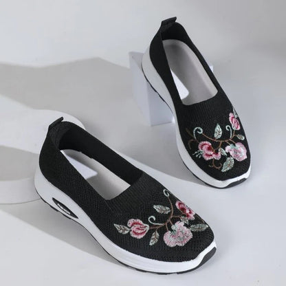 Spring and Autumn New Women's Sports Shoes Fashionable Breathable  Wear-Resistant Casual Sports Shoes Flat Shoes Loafers