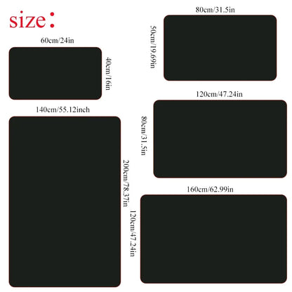 Luxury Golden Black Area Rug Modern Minimalist Home Decor Non Slip Mat for Living Room Bedroom Elegant Classic Design Perfect