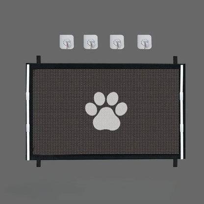 Pet Dog Barrier Fences Portable Folding Breathable Mesh Pet Safety Gate Isolated Networks Doorways Staircases Dog Fences