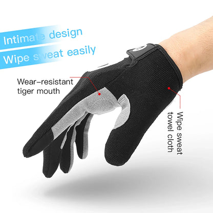 VILICO Cycling Autumn Gloves Full Fingers Bicycle Cycl Glove Men Woman for Spotrs Gym Fitness Fishing Bike Training Glove