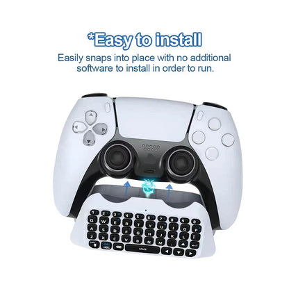Wireless Bluetooth Keyboard For PS5 Playstation PS 5 Controller Gamepad Gaming Game Pad Accessories Control Command Gamer Kit