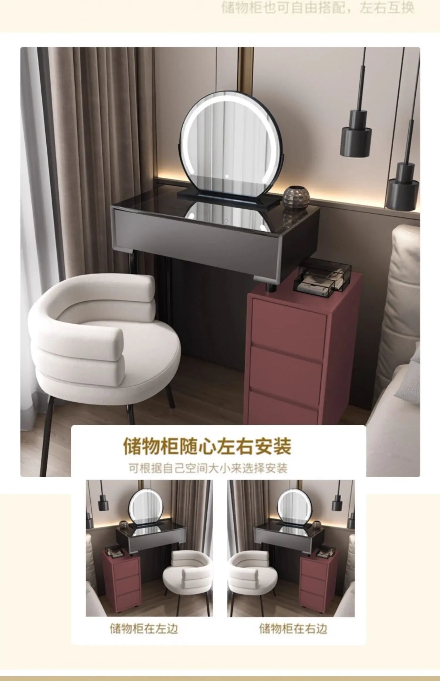 Drawer Vanity Table Accessories Drawer Storage Vanity Table Makeup Bedroom Coiffeuse Avec Miroir Et Tabouret Bedroom Furniture