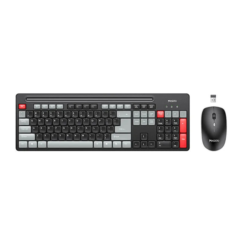 Wireless Keyboard and Mouse Set for Desktop Laptop Silent Business Keyboard Mouse Combo