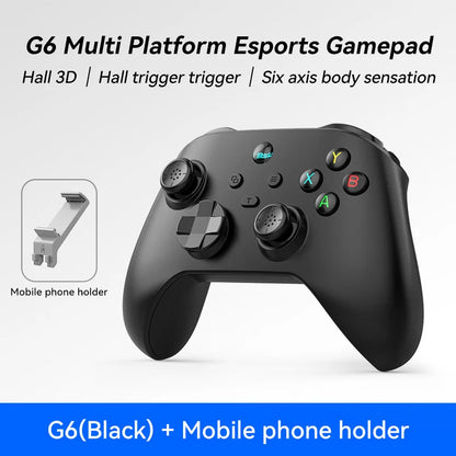 G6 wireless mobile game controller with Hall trigger and Hall joystick supporting switch/pc/android/IOS