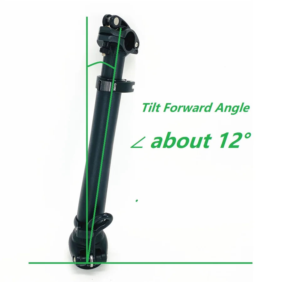 Litepro Right Folding Stem Electric Folding Bike Double Section Stem Aluminum Alloy Telescopic Adjustable Bike Stem