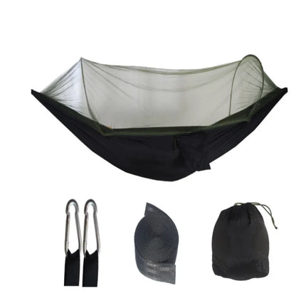 Portable outdoor camping hammock, mosquito net bed, sleeping tent, camping bed, hanging tent, travel shelter, ultralight hammock