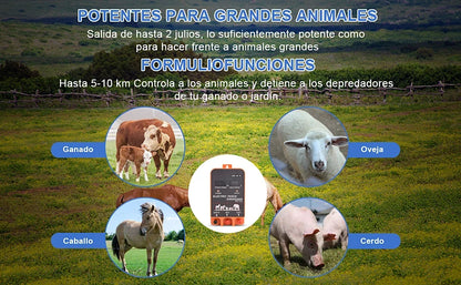 110/220V Electric Fence Energiser for Farm Animal Supplies Electronic Fence Host Electric Fence To Protact Cattle Sheep Horse