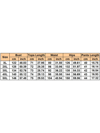 2 Pieces Set Sexy Plus Size Summer Fashion Women Set Female Tops Short Sleeve Tops And Shorts Suit Matching Outfit 2025