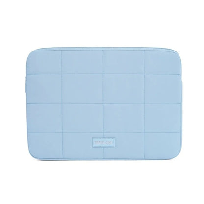 14/15.6inch Quilted Tablet Bag Shockproof Solid Color Travel Tablet