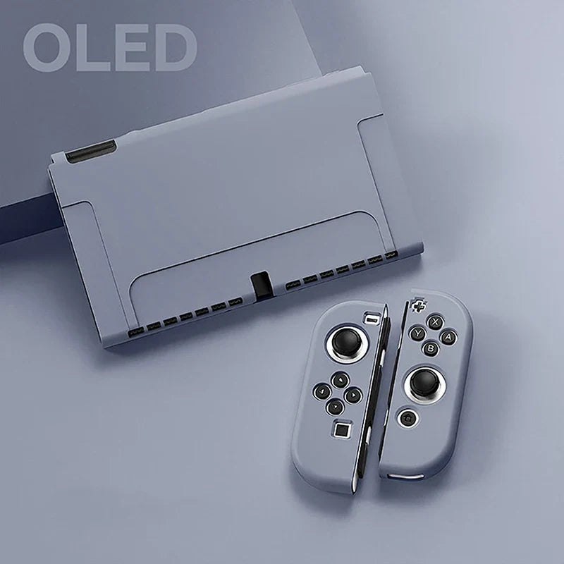 NEW Protective Case Compatible With  Switch OLED Console And Joy-Cons, Switch Can Be Inserted In Dock With Shell