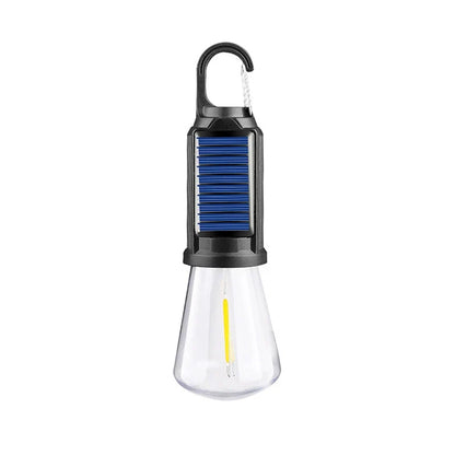 New Solar Powered Charging Camping Lamp Atmosphere Lamp Multifunctional Handheld Tungsten Filament Lamp Outdoor Retro Camping