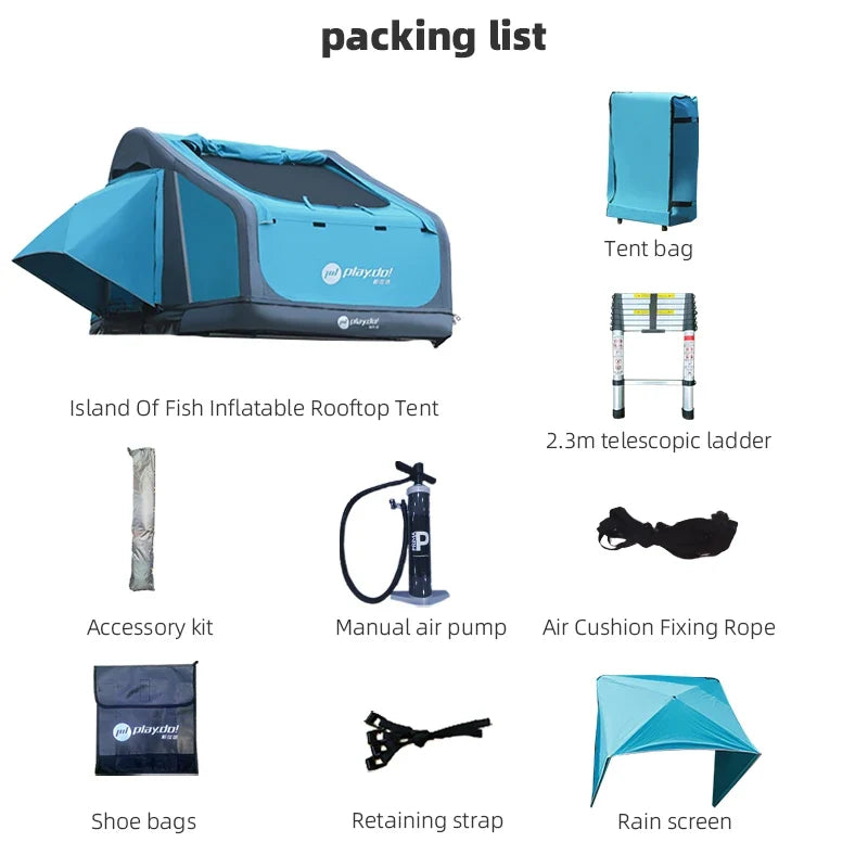Camping Tents Wholesale Emergency Amphibious Inflatable Tent for Camping Outdoor Glamping Roofing Top Roof Top Tent