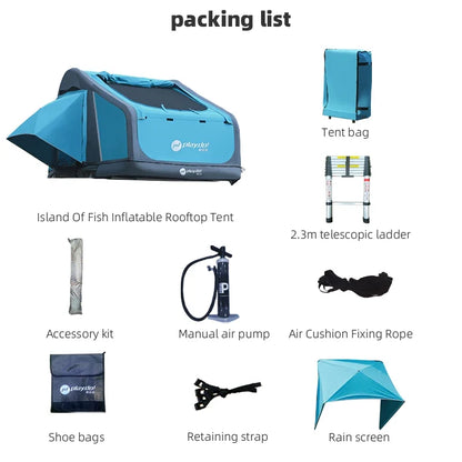 Camping Tents Wholesale Emergency Amphibious Inflatable Tent for Camping Outdoor Glamping Roofing Top Roof Top Tent