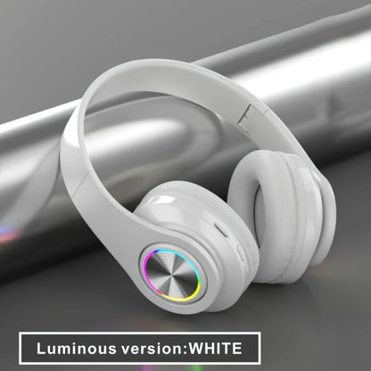 Wireless Bluetooth 5.0 HiFi Headphone With On-Ear Headset Stereo Sound Earphones Sports Office Game Foldable Low Latency