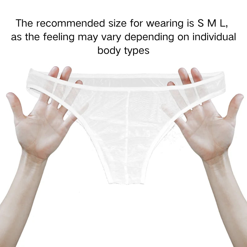 Mens Underwear Men's Fashionable Breathable Triangle Underwear, Mesh Transparent Comfortable Sexy Men's Underwear Men Briefs YW