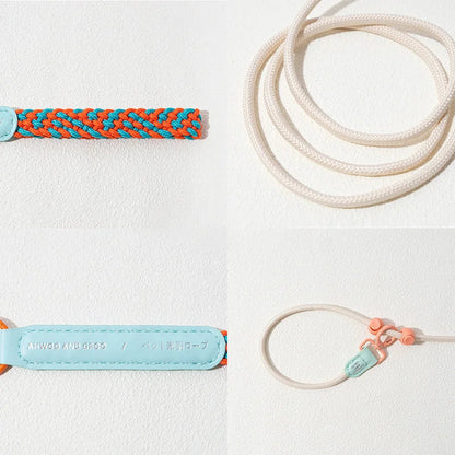 New Durable Nylon Pet P Chain Dogs Slip Training Lead Adjustable Puppy Dog Training Leash Collar For Small Medium Large Dogs