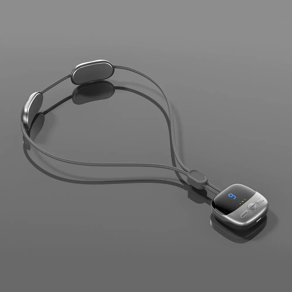 Smart Hanging Neck Massager EMS Muscle Massager Portable Hot Compress Neck and Cervical Spine Massager SPA Relaxation Treatment