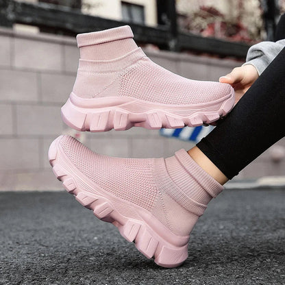 New Luxury Women's Comfortable Sneaker Lightweight Platform Men's Casual Sports Shoes Anti Slip Thick Soled Tenis Walking Shoes