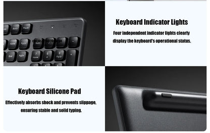 Xiaomi Wireless Keyboard and Mouse Set 3 2.4G Wireless Slim and Quiet Business Office Use Plug and Play