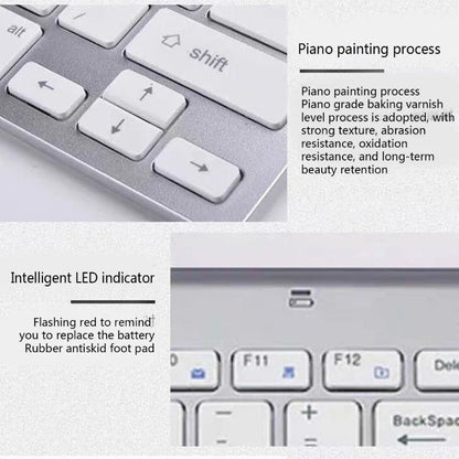 2.4Ghz Wireless Keyboard and Mouse Set 10M Range Mini Keyboard Mouse Combo Set For Notebook Laptop Desktop PC Computer