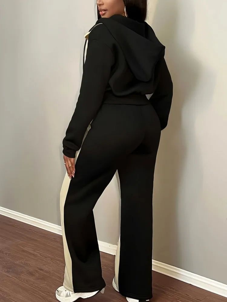 2 Piece Women Sets 2025 New Arrival Autumn Winter Matching Sets Two Pieces Sets Long Sleeve Top And Pants Suits Outfits Clothing