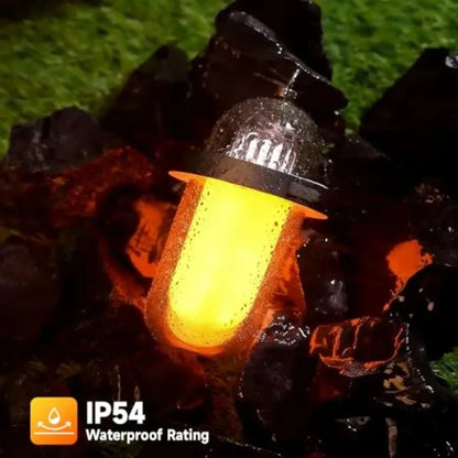 Outdoor Camping Light With Multiple Light Sources, Portable Keychain Hook, Mini Flashlight, Atmosphere Camping Light