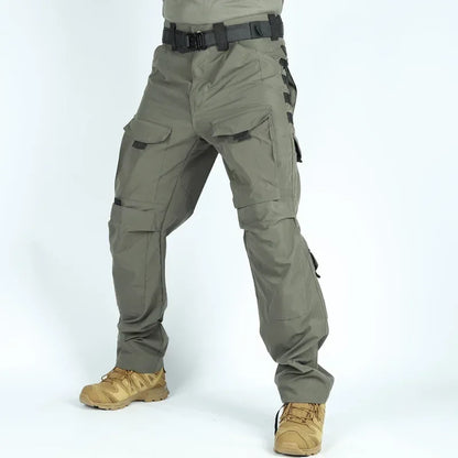 Tactical Cargo Pants for Men Multi Pocket Wear Resistant Outdoor Hiking Training Military Loose Fit Casual