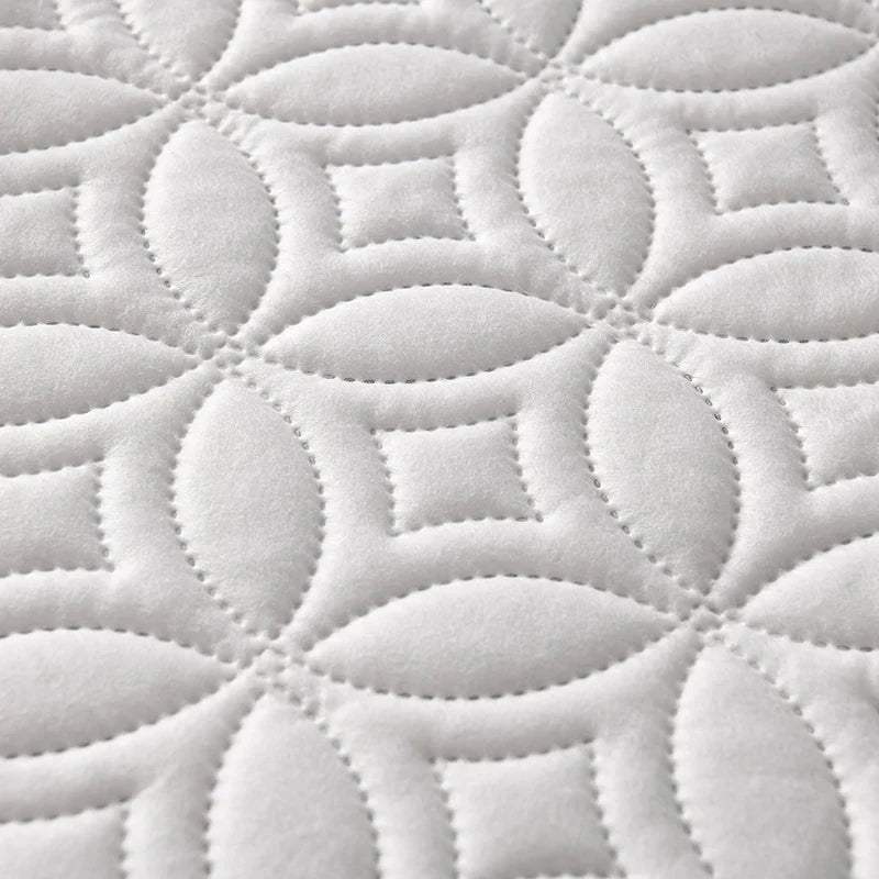 Ultrasonic Quilted Waterproof Antibacterial Mattress Protector Breathable Ultra Soft Noise Free 30CM Deep Pocket Fitted Sheet