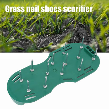Garden Nail Shoes,Grass Loose Soil Tool,2.5/4.2cm Long Nail,Anti-Slip Lawn Aerator Grass Spikes Shoes for Aerating Lawn Soil