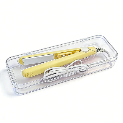 New Curling Iron Mini Hair Straightener Iron Ceramic Straightening Styling Tools Hair Curler Flat Iron Beard Straightener