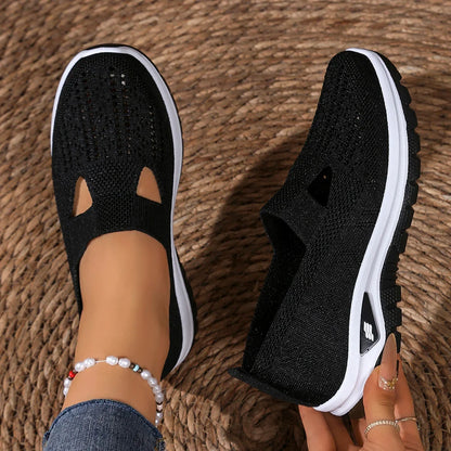 Women's Casual Sports Shoes with Breathable Mesh, Fashionable and Versatile, Soft Soles, Comfortable and Casual