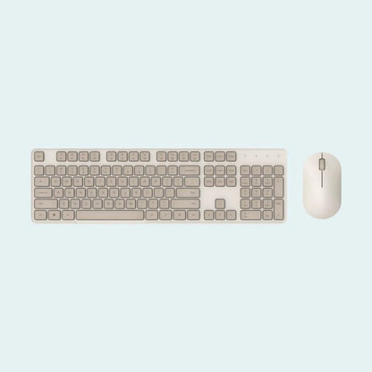 Xiaomi Keyboard and Mouse Set 2 2.4G Wireless Keyboard and Mouse Set Office Slim Keyboard 104Keys Smart Energy-saving Sleep Mode