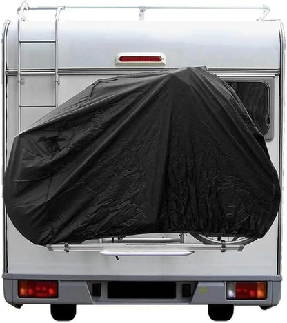 Caravan Rear Mount Bicycle Cover For 1 Or 2 Bikes Camping Accessories For Caravans And Motorhomes