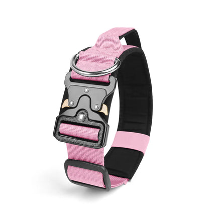 Tactical Dog Collar for Medium to Large Dogs 8 Colors Pet Collar Durable Comfortable Harness for Training And Control