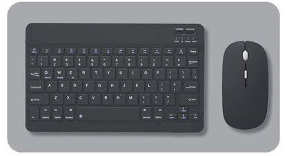 with Bluetooth Keyboard Mouse for Oukitel OT12 OT9 OT8 OT6 OT11 78Key 10inch Rechargeable Wireless Keyboard Mice Set Combo