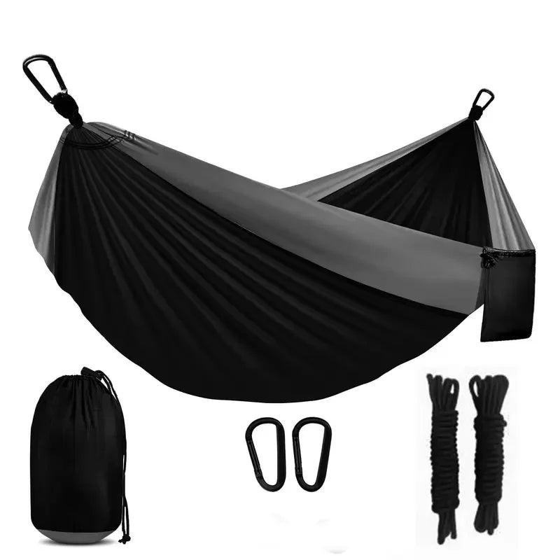Camping Hammock Portable Hammocks with Tree Straps Attached Carry Bag Perfect for Outside Indoor Hiking Beach Backpack Travel