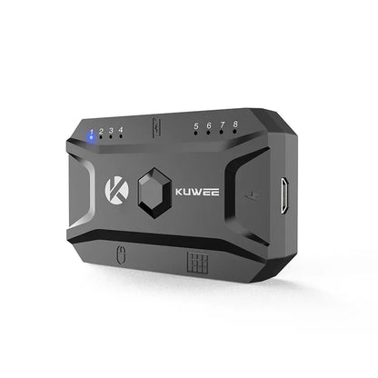 5.0 Bluetooth Converter USB Wired Keyboard & Mouse to Wireless USB Hub Adapter Supports 8 Devices For Tablet Laptop Cell Phone