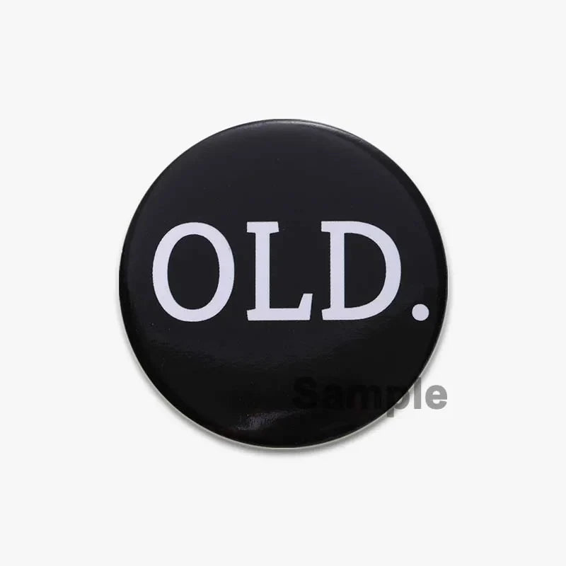 32/44/58mm Creative Round Animal Letter  Pins Cartoon Character Funny Quotes Brooch Badge Punk Jewelry Gift For kids or Firends