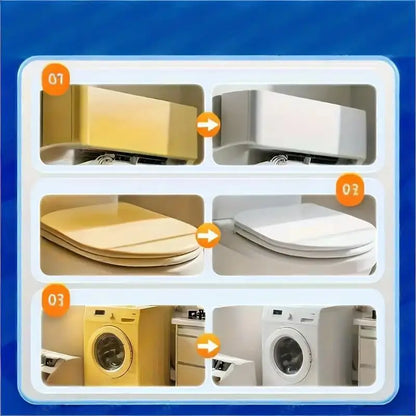 Plastic Yellowing Remover Scratch Repair - Appliances AC Units Fridge Toilet Back To White Gloss Long-Lasting Polish Clean Care*