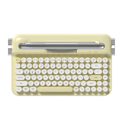 AF84 Bluetooth Wireless 2.4G Dual-mode Retro Keyboard with Multi-device Support and Built-in Slot Fixed