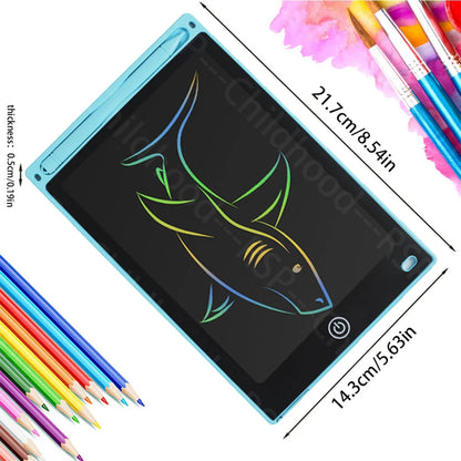 8.5 Inch LCD Drawing Tablet Electronic Writing Board Handwriting Pads Portable Electronic Tablet for 3 4 5 6 7 8 Years Kids Gift