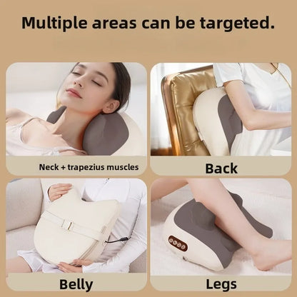 SPA Portable Pillow Massager  PRO Lazy Person Leading Shoulder Professional Super Strong Neck Massage Wireless Warm Pillow Type