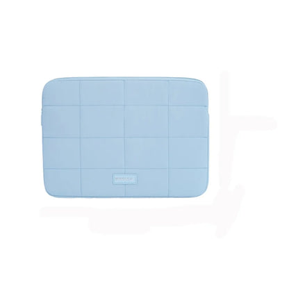 14/15.6inch Quilted Tablet Bag Shockproof Solid Color Travel Tablet